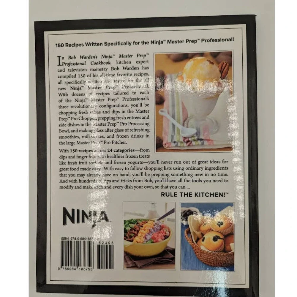 Bob Warden's Ninja Master Prep Professional Cookbook‎ Paperback